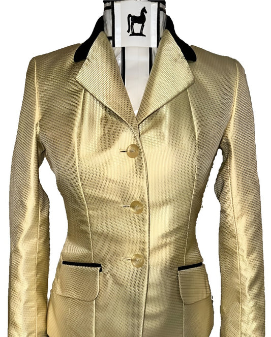 Marsha De Arriaga Custom Gold Hunt Coat