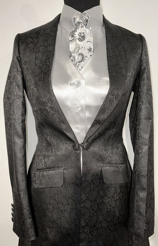 New MTC Black Paisley Daycoat