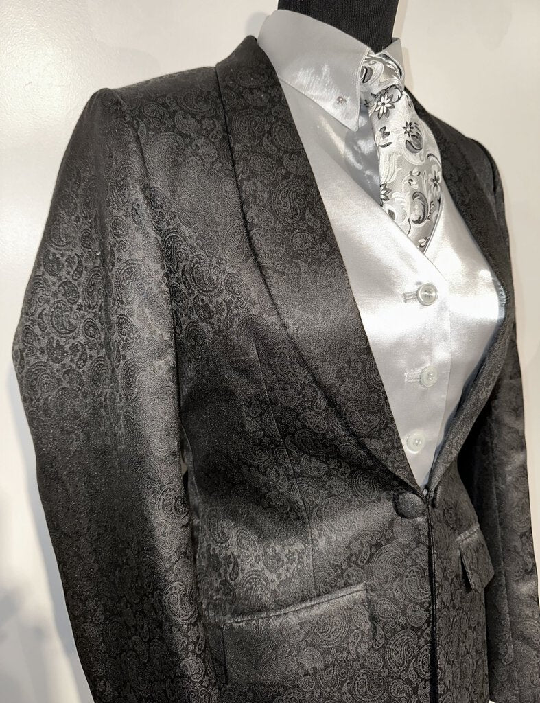New MTC Black Paisley Daycoat