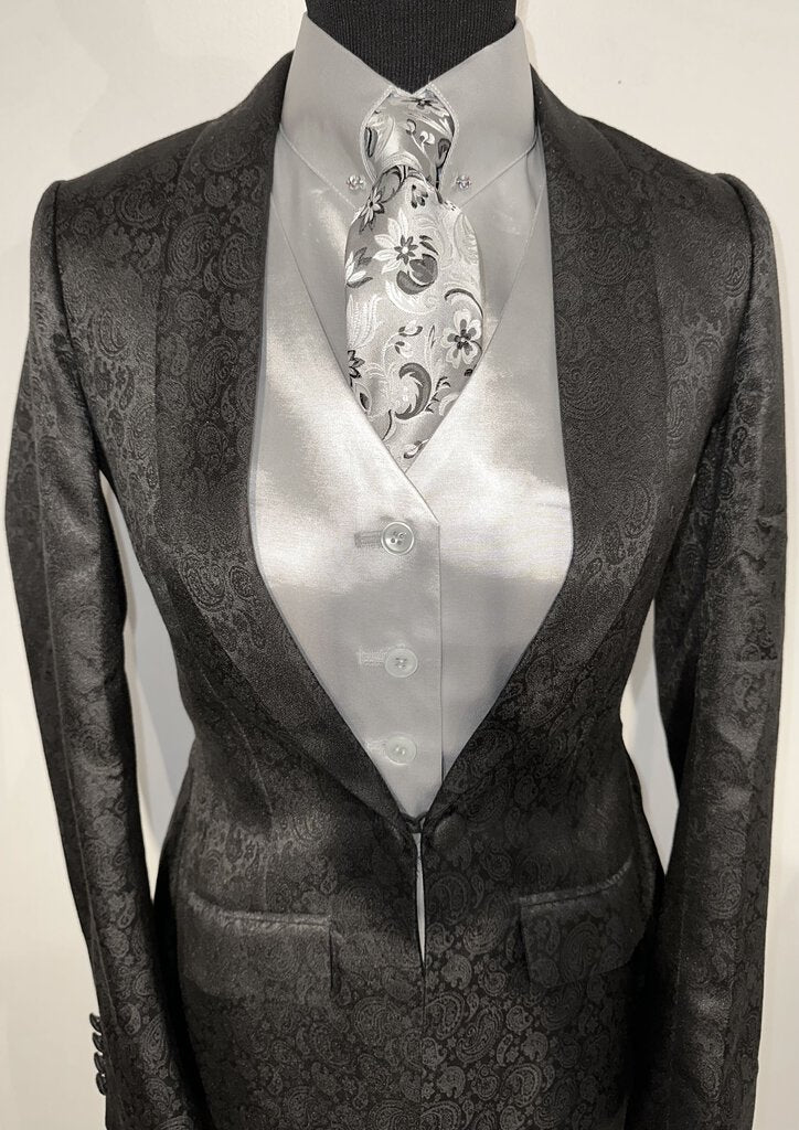 New MTC Black Paisley Daycoat