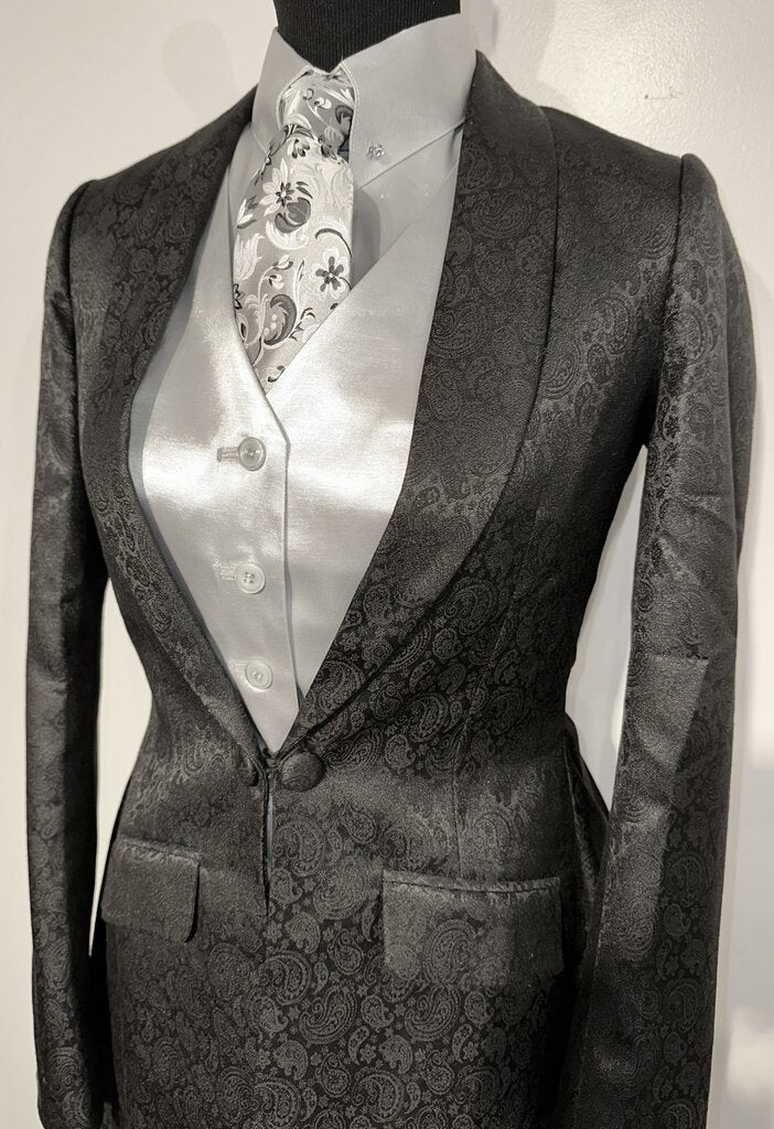 New MTC Black Paisley Daycoat