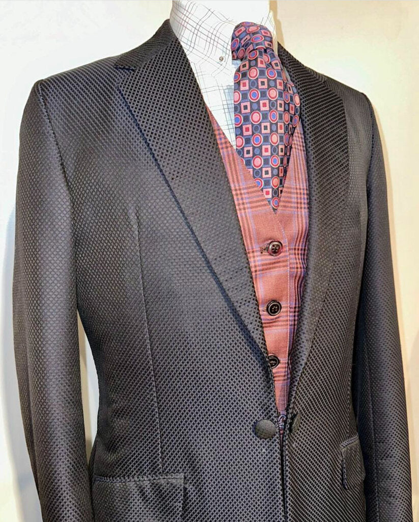 Show Season Custom Dark Navy Suit