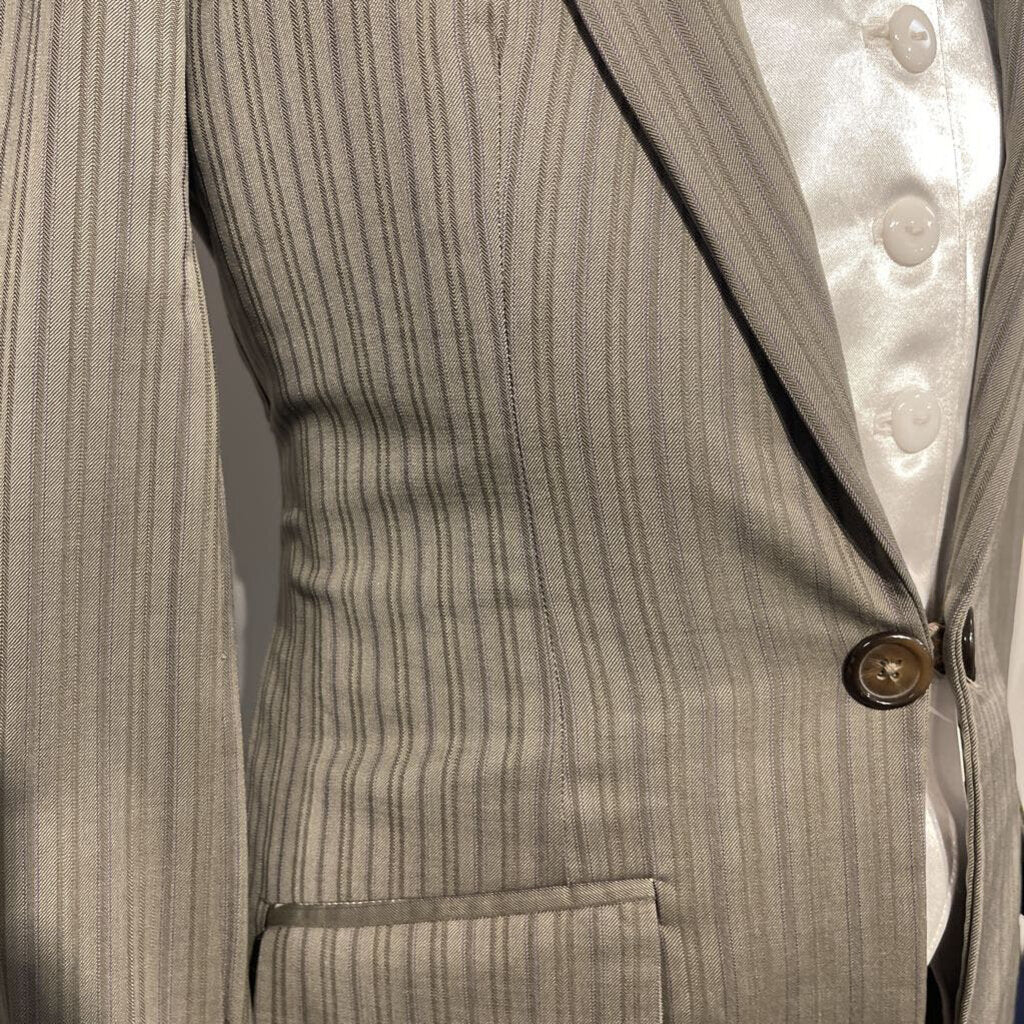 Becker Brothers Taupe Suit