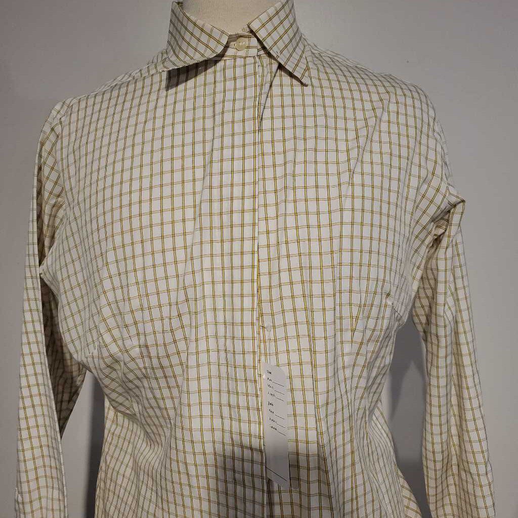 Off Rack Cream Yellow Green Plaid