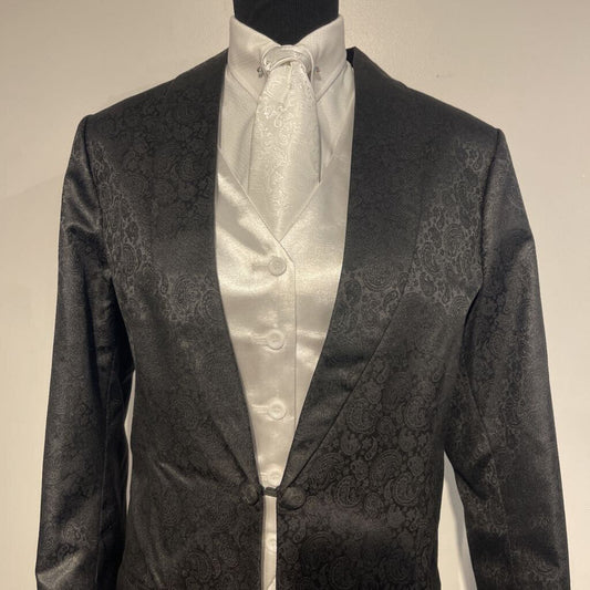 New MTC Black Paisley Daycoat