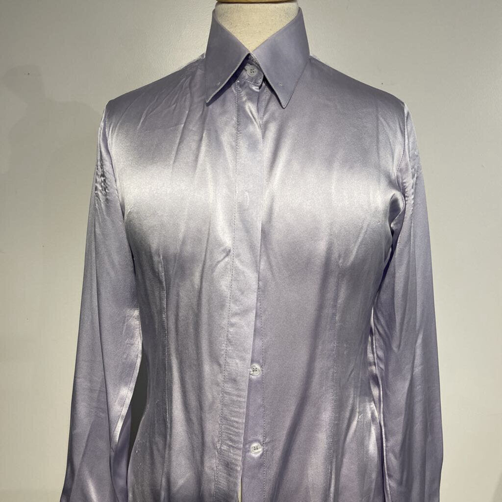 Marsha Purple Satin Shirt