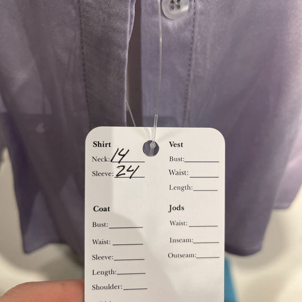 Marsha Purple Satin Shirt