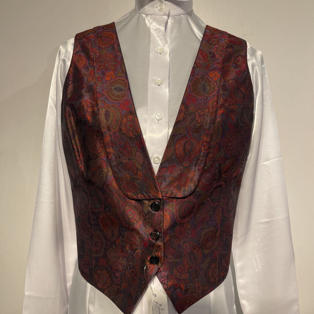 Carl Meyers Red Flower Formal Vest