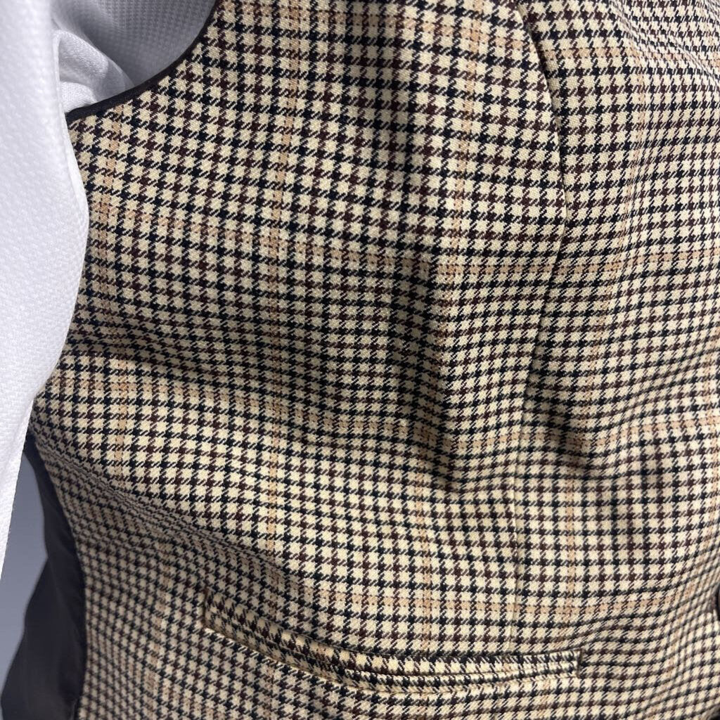 Marsha De Arriaga Houndstooth Vest