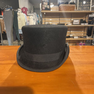 Black 6 7/8 Top Hat