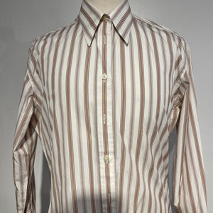 Custom White Striped Shirt