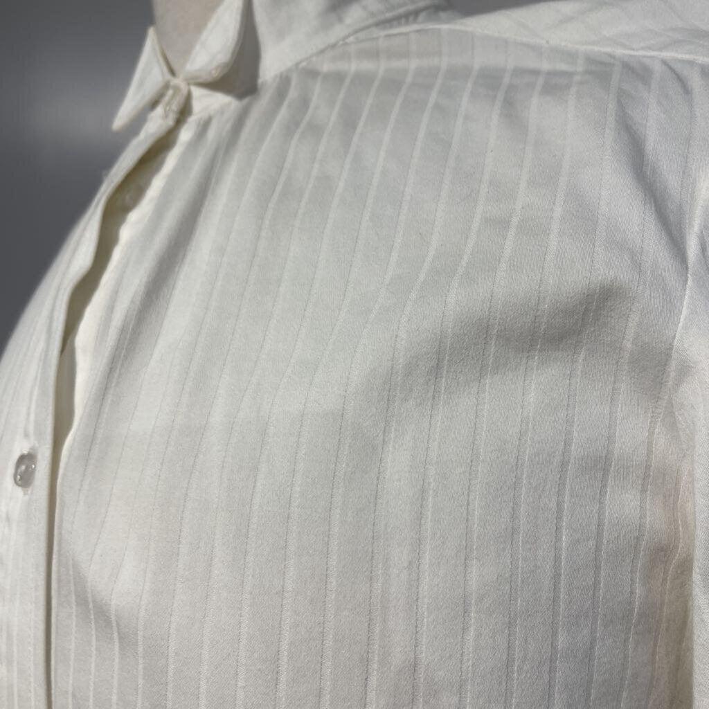 White Striped Formal Shirt