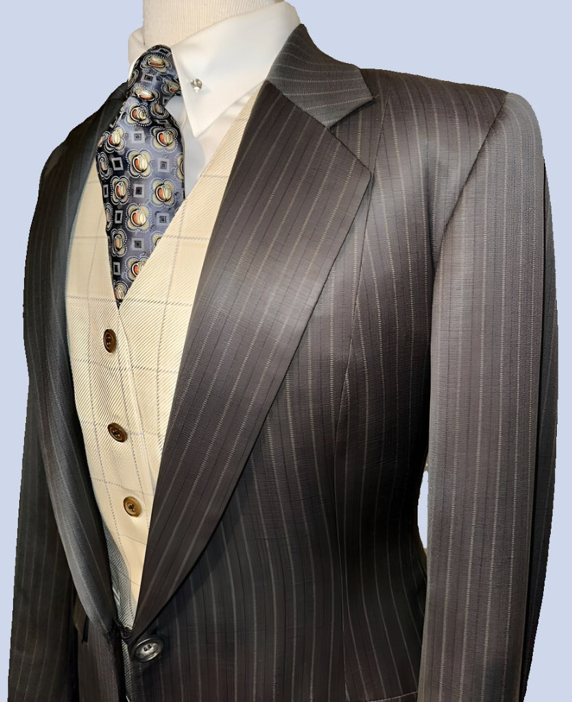 Le Cheval Custom Brown Suit