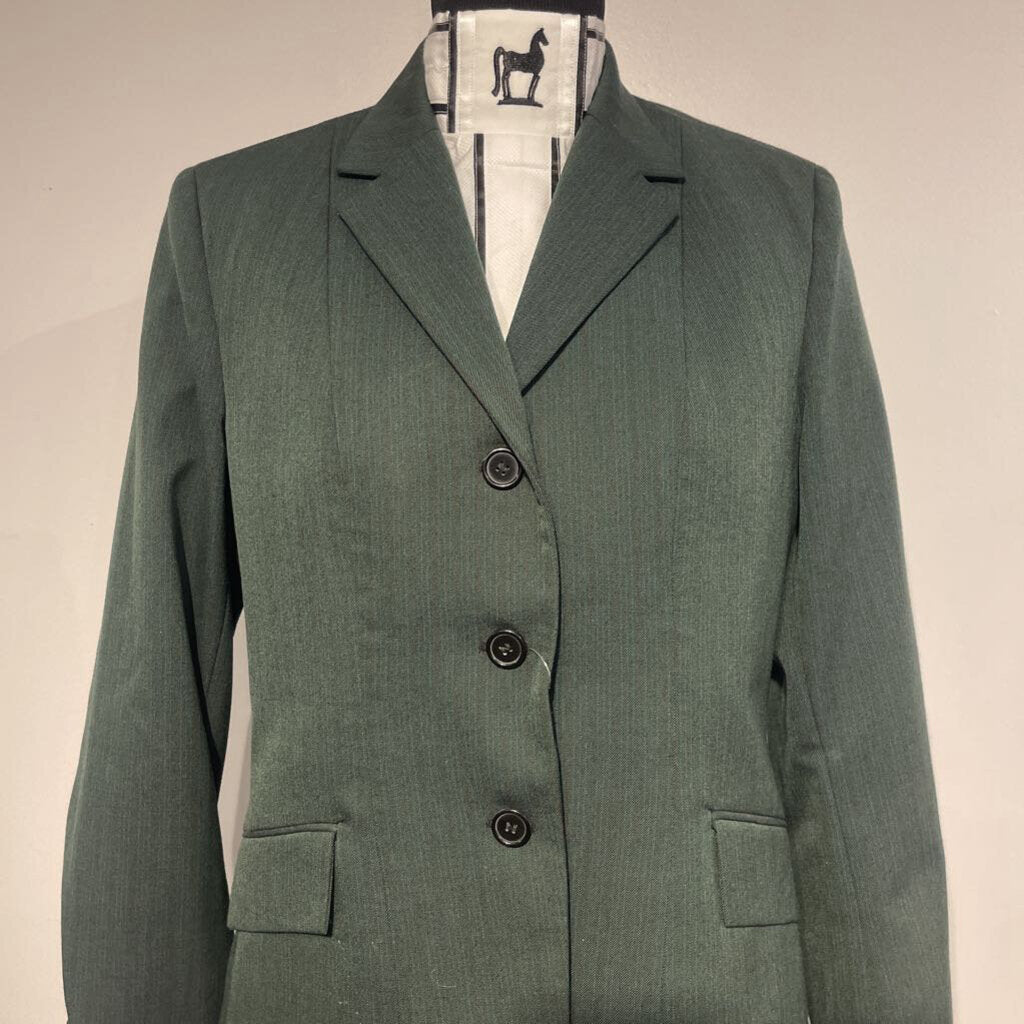 Green Striped Hunt Coat 14R