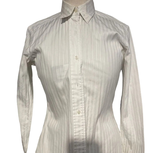 Becker Brothers, White Striped Shirt