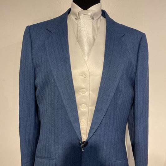 Carl Meyers Blue with Pinstripe suit