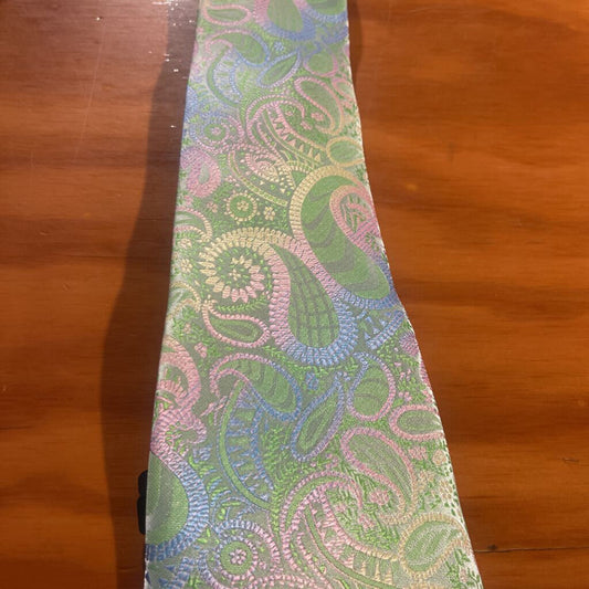 Green Paisley Tie