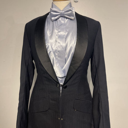 New MDA Black Striped Formal