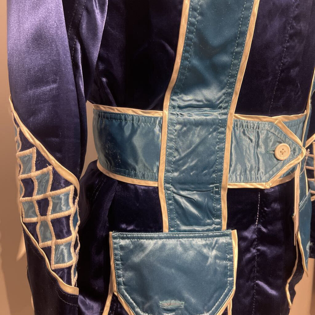 Custom Blue Road Silks