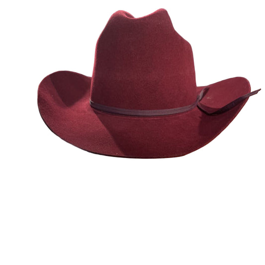 Eddy Brothers, Red 2X 7 1/8 Western Hat