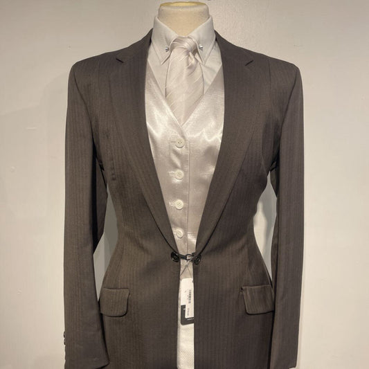 Saddle Seat Connection Taupe Ladies Day Suit