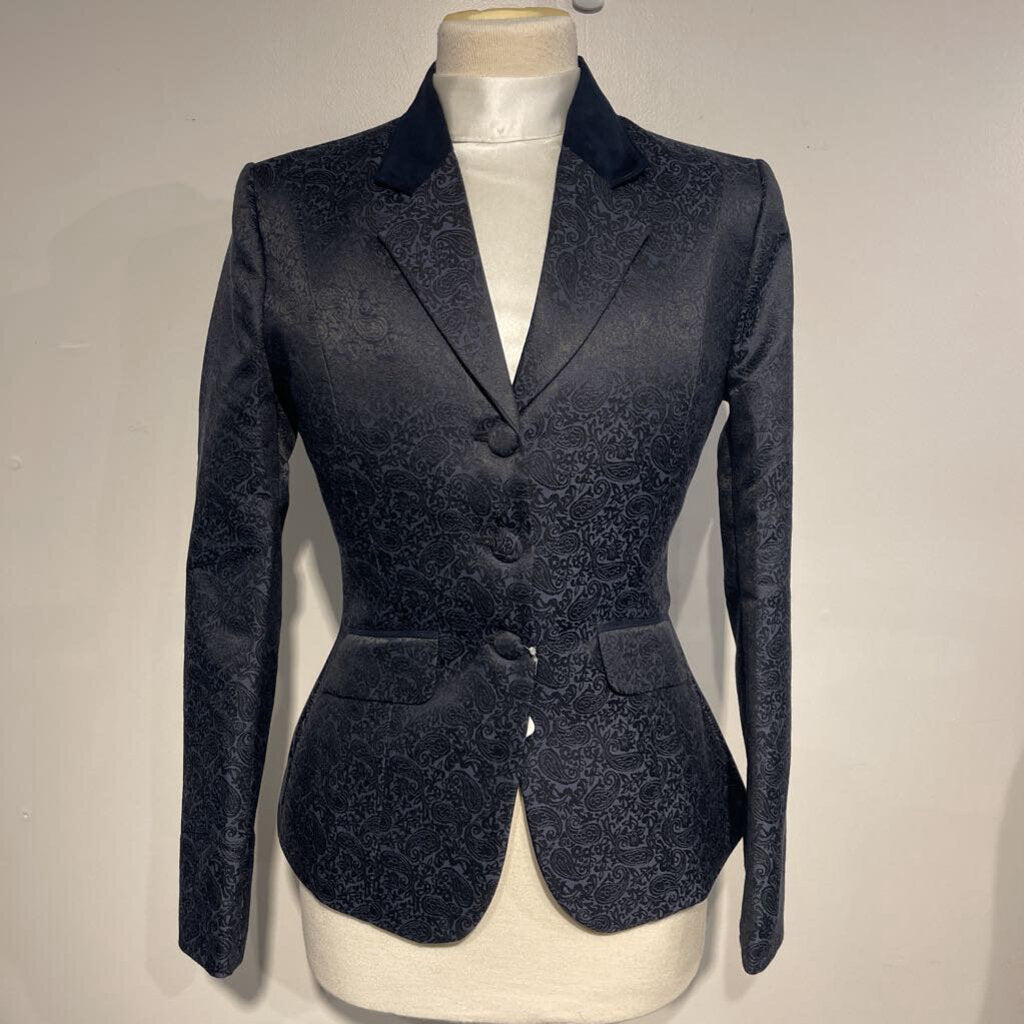 New MTC Navy Paisley Hunt Coat
