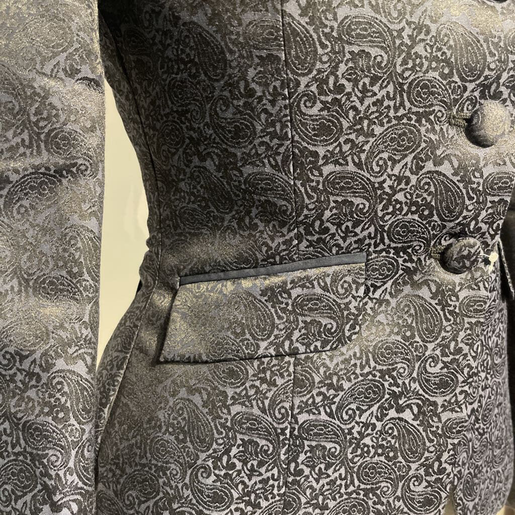 New MTC Navy Paisley Hunt Coat