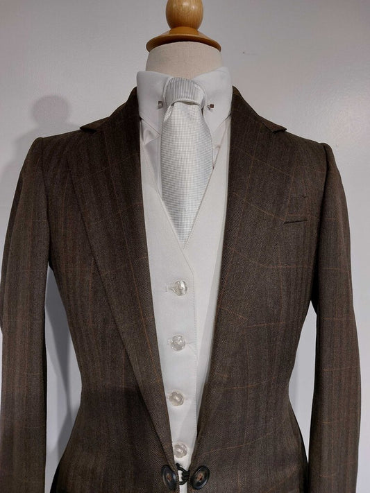 Carl Meyers Brown Windowpane Boys Suit