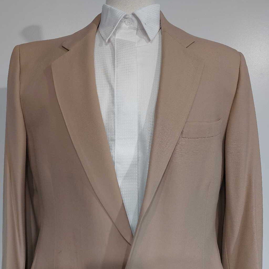 Tan Mens Three Piece Suit