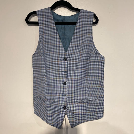 Becker Brothers Blue Houndstooth Vest