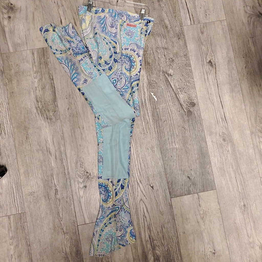 Mod Jods Size 10 Aqua Paisley