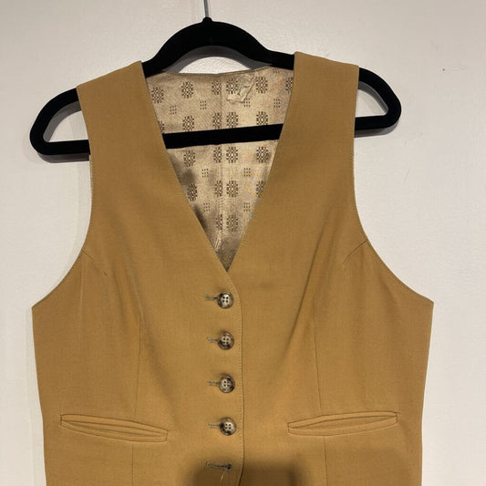 light brown vest