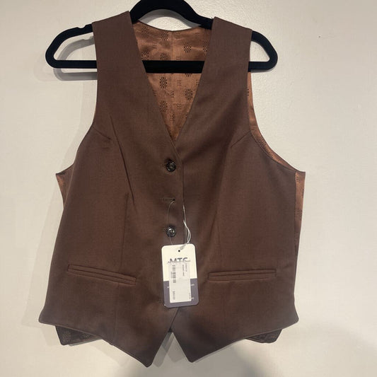 brown vest