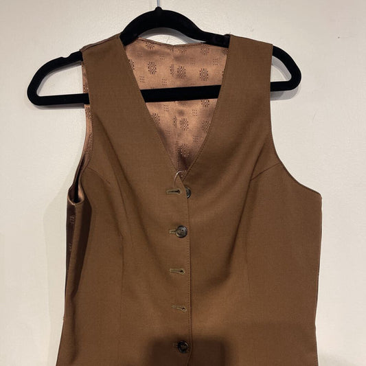 brown vest