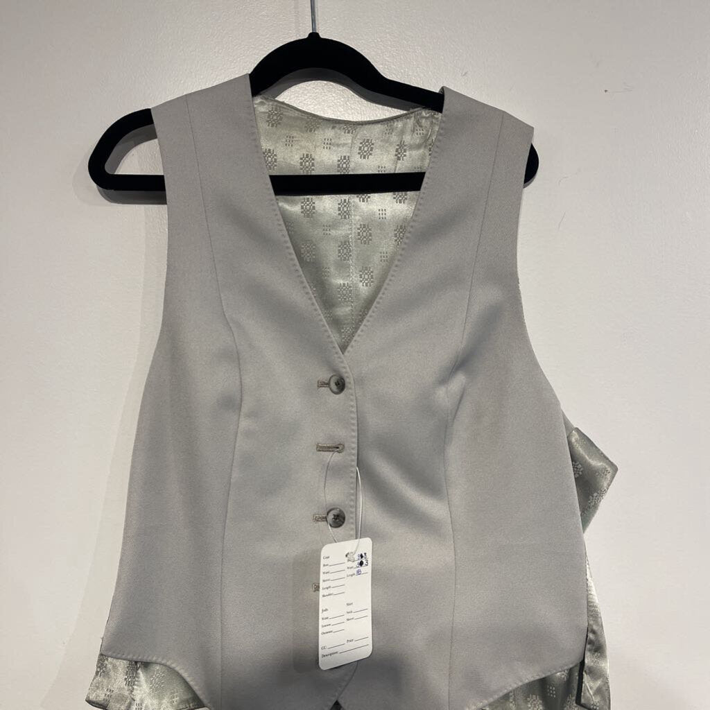 grey poly vest