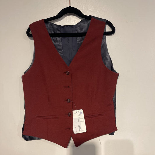 maroon vest