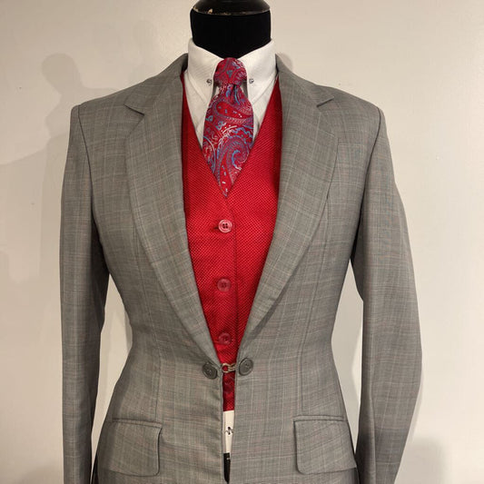 Marsha De Arriaga Custom Light Grey Suit