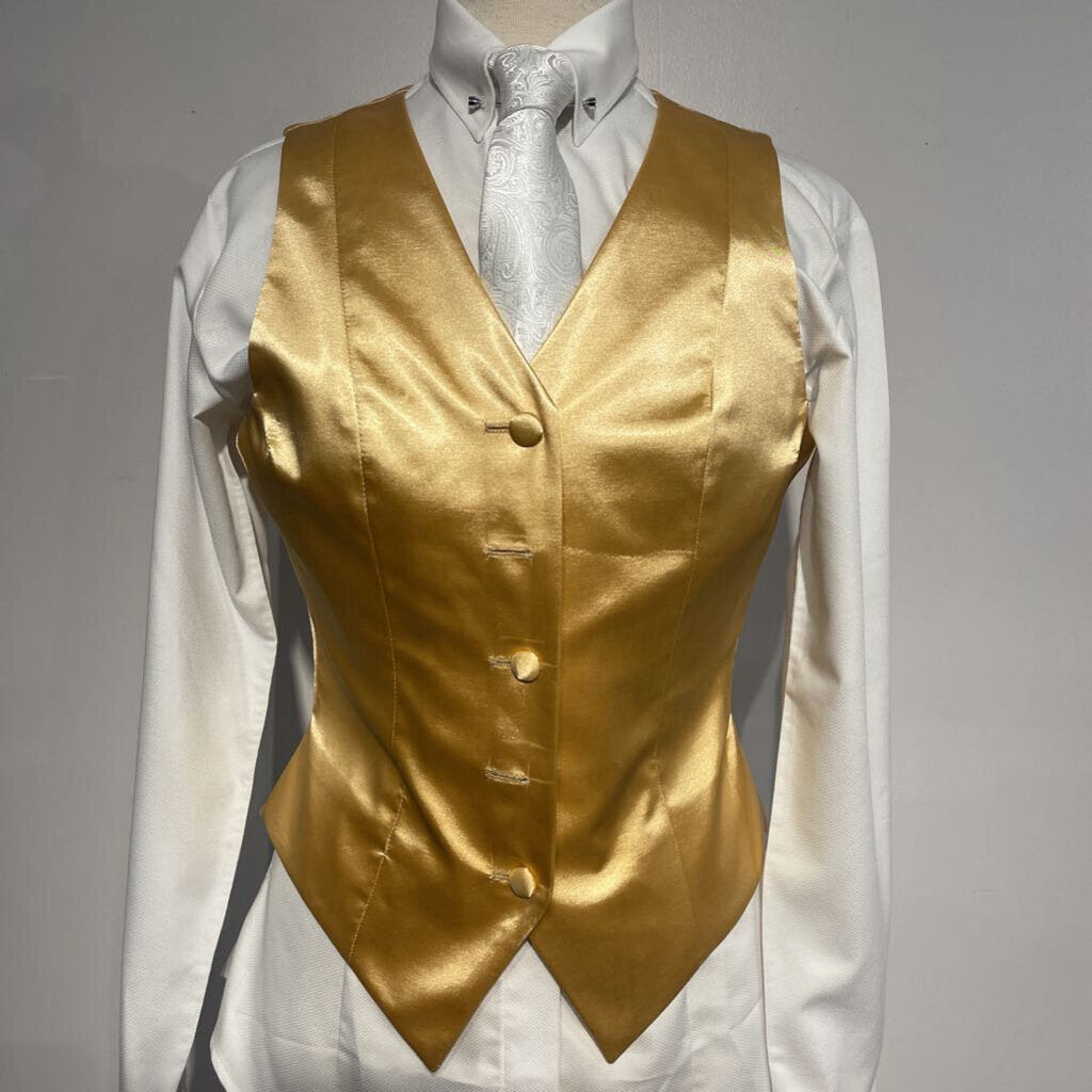 GNS/MTC Gold Satin Vest