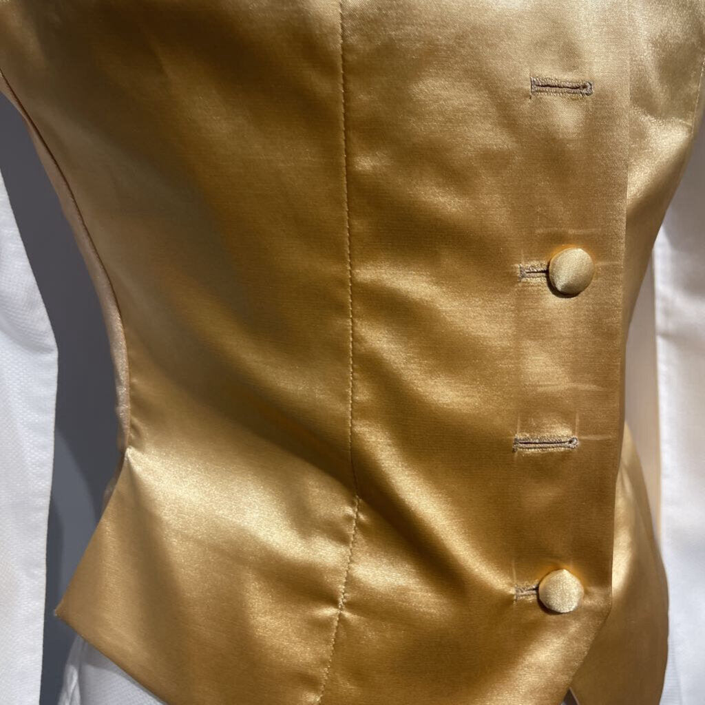 GNS/MTC Gold Satin Vest