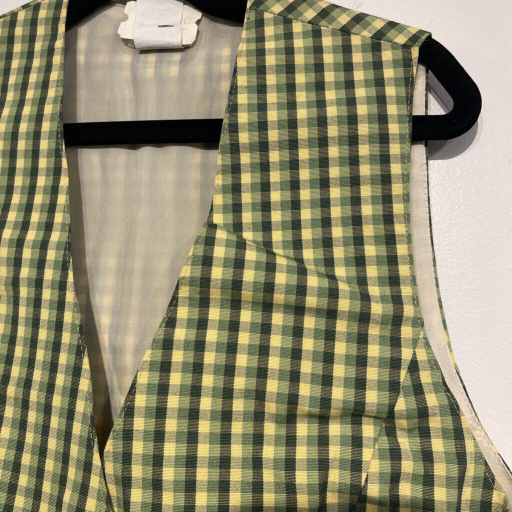 Reed Hill Green Plaid Vest