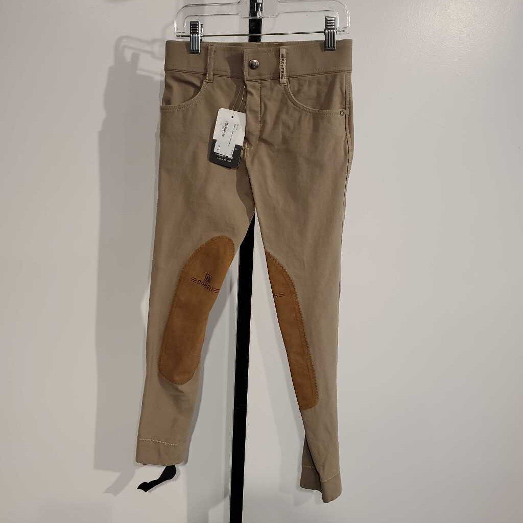 kids 10 dark tan breeches