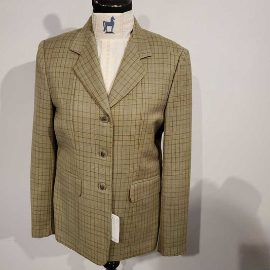 Marsha De Arriaga Plaid Hunt Coat