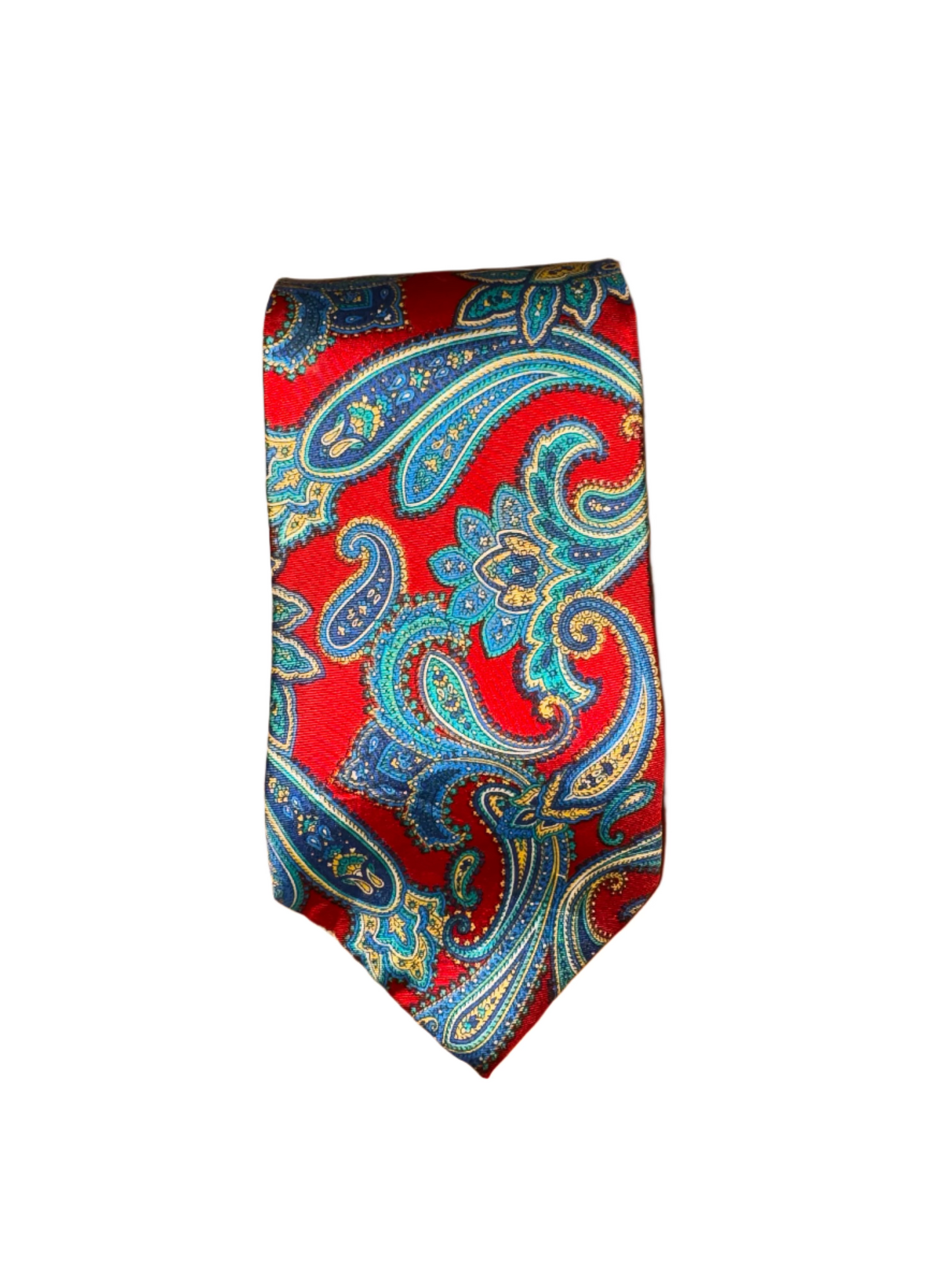 Red Paisley Tie