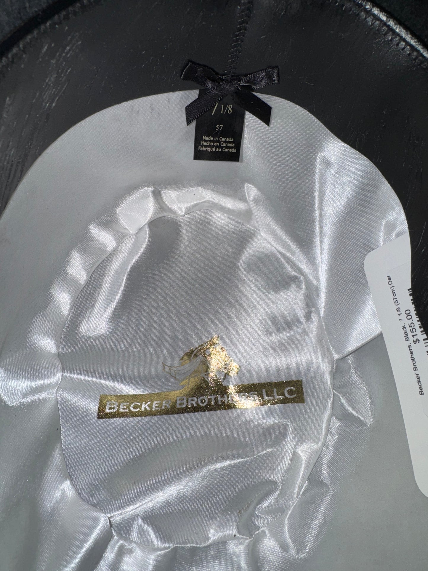 Becker Brothers, Black, 7 1/8 (57cm) Derby