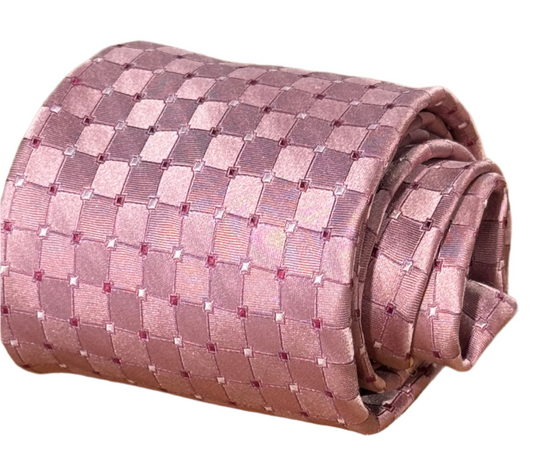 Pink Square Tie
