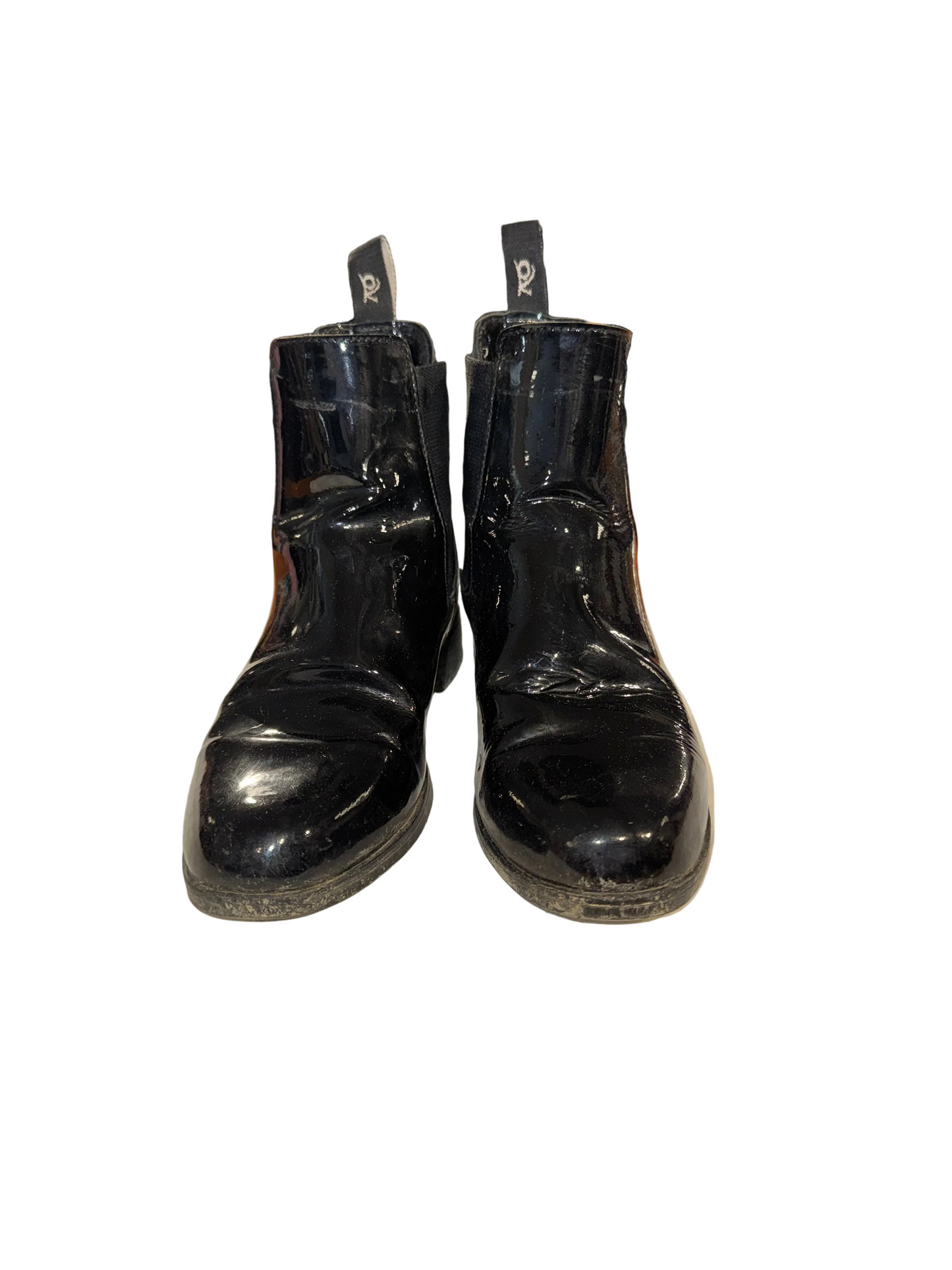 Ovation, W: 5, Black Patent Boots