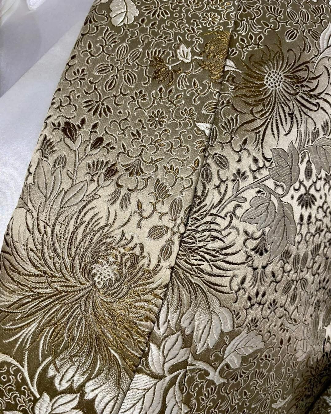 Hawkewood, Gold Floral Day Coat