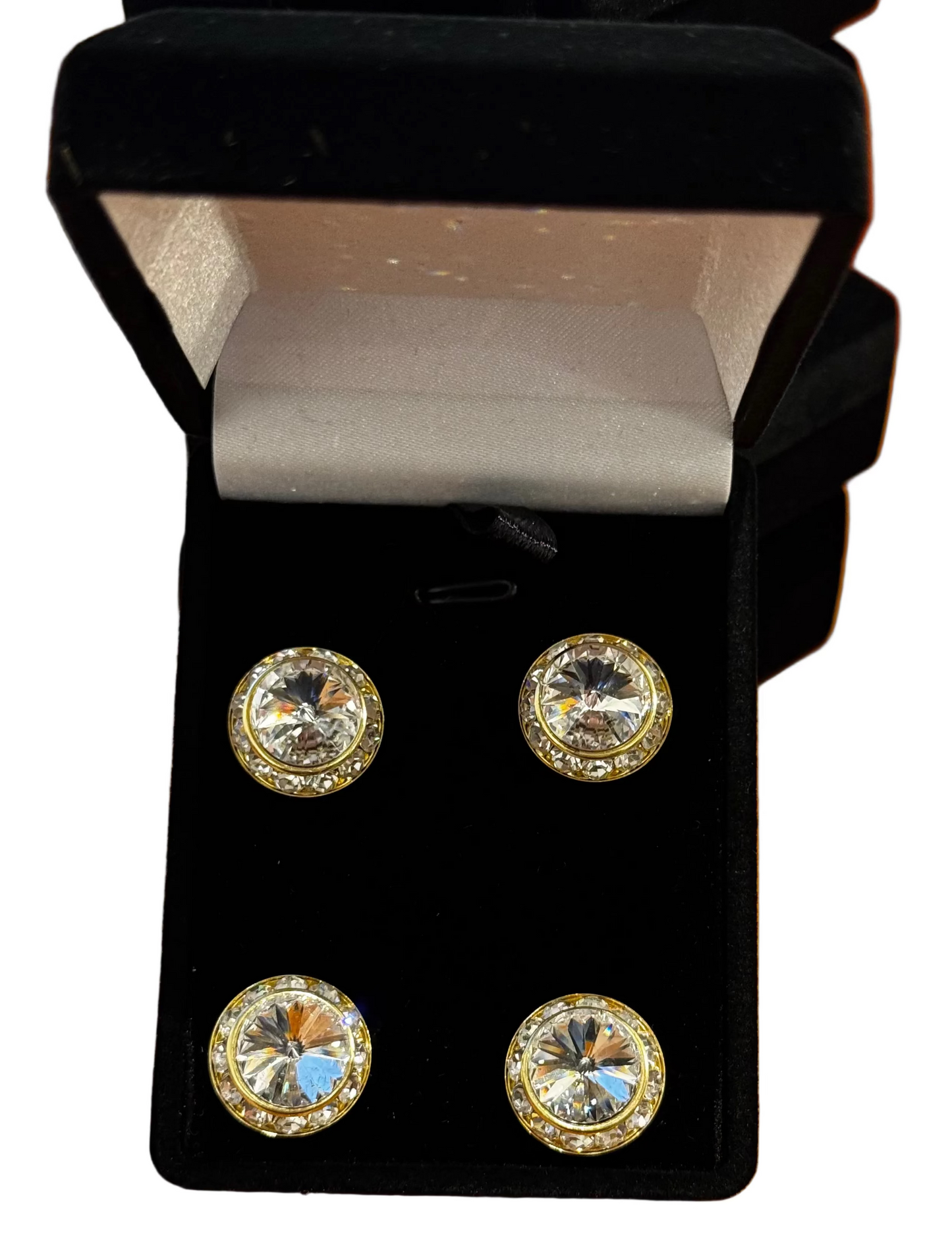 New, 4-piece, Crystal Magnet Set