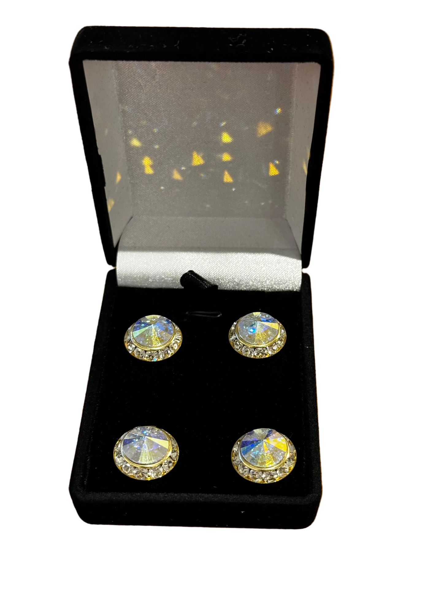 New, 4-piece, Crystal Magnet Set