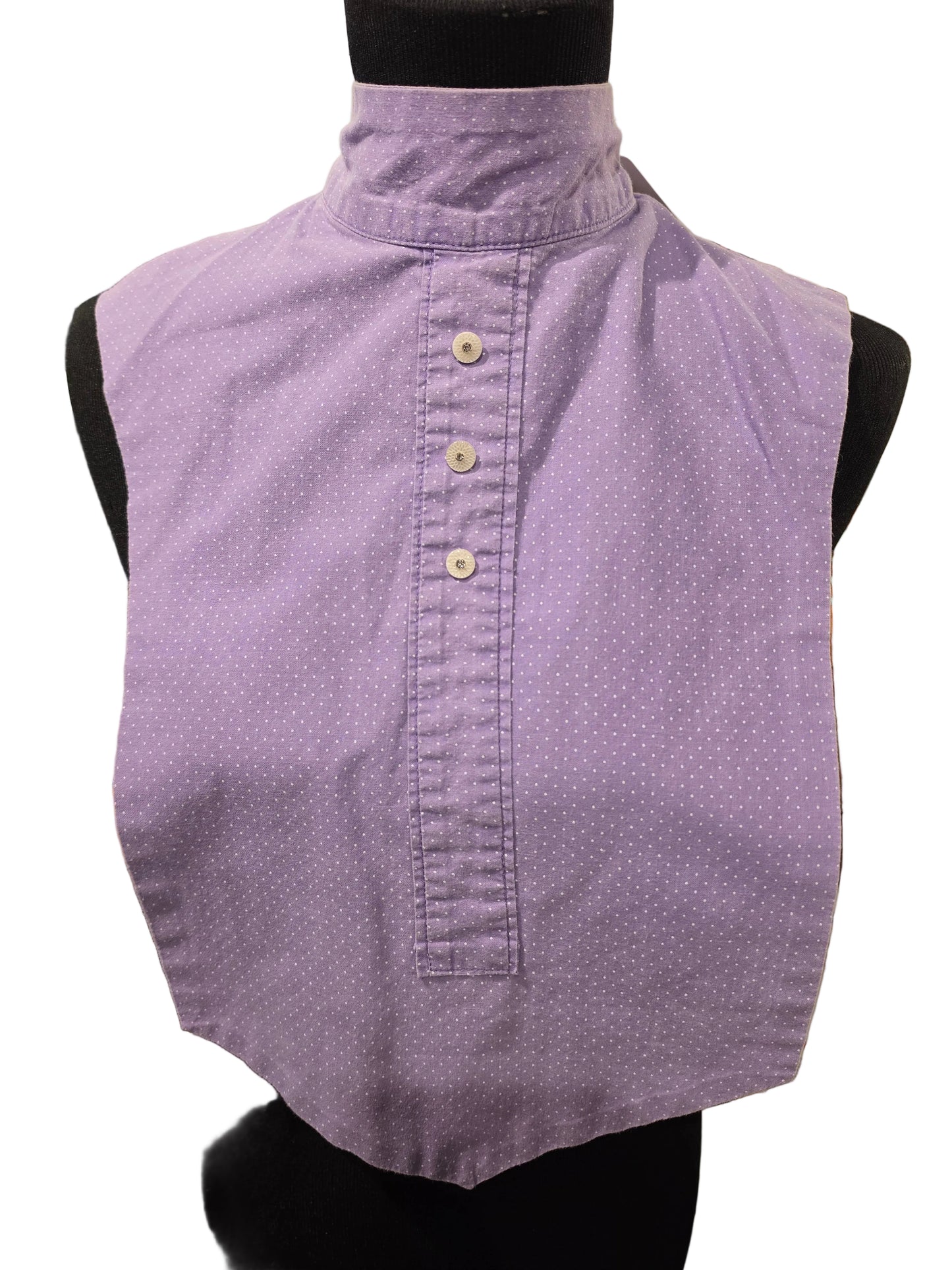Purple Polka Dot Dickie